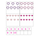 File Folder Number to Quantity 1-10 (Hearts)